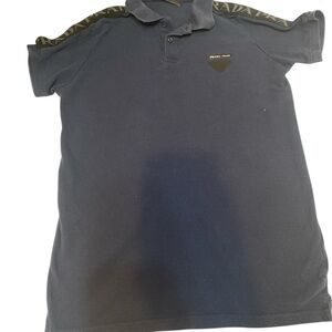 Prada Deep Blue Polo Shirt